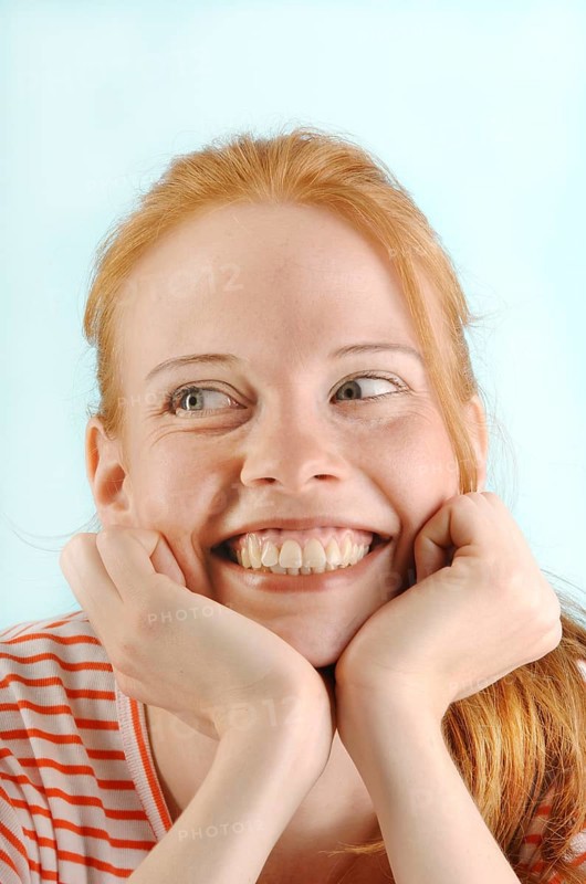 Young red-haired woman