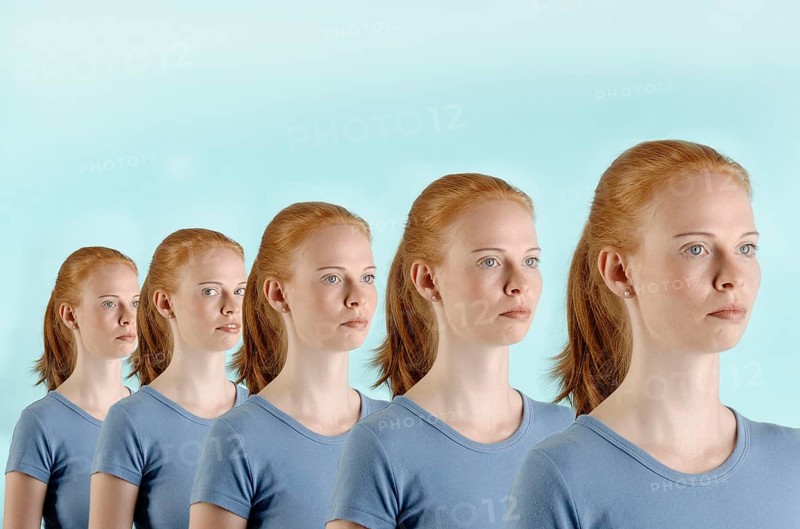Red-haired young woman