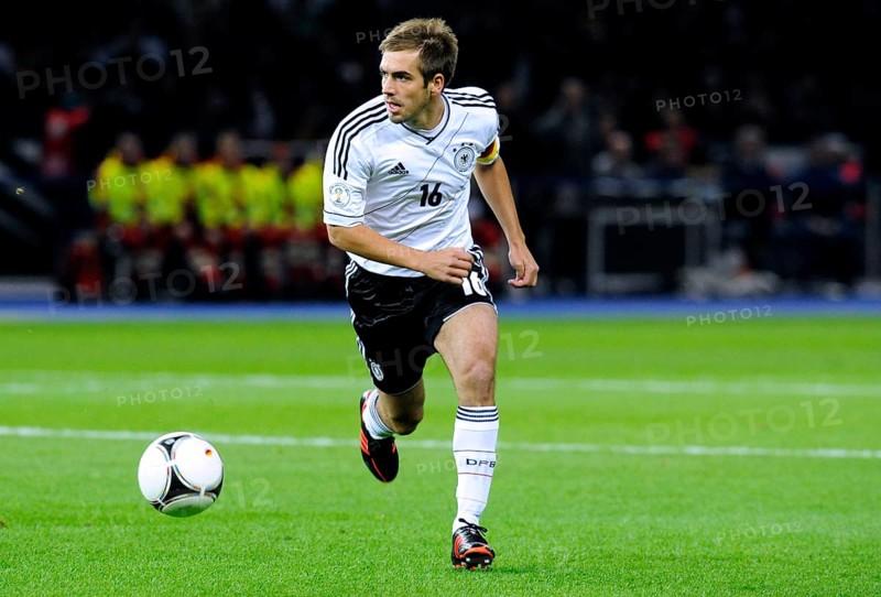 Philipp Lahm during the qualifying match for the FIFA World Cup 2014