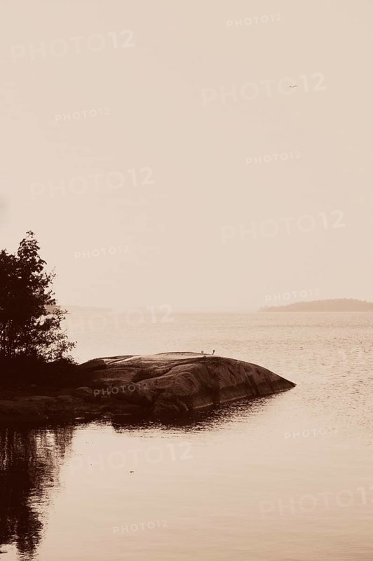 Scenic view of archipelago in Stockholm