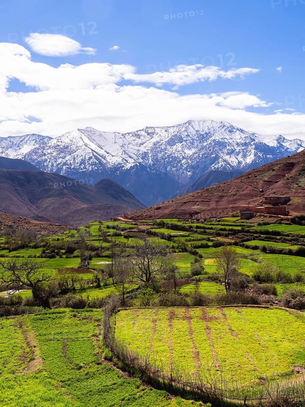 View of the Atlas Mountains