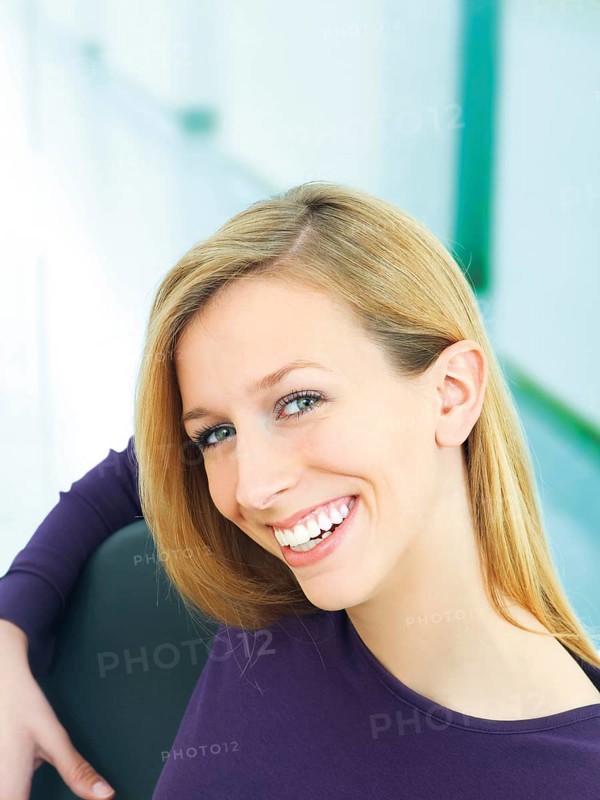 Young woman smiling