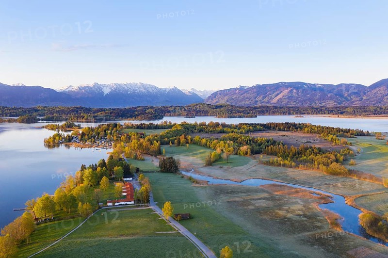 River Ach and Lake Staffelsee