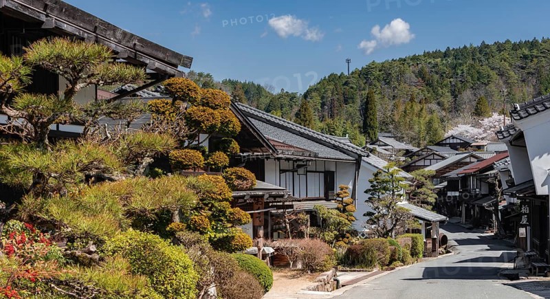 Old village on Nakasendo street
