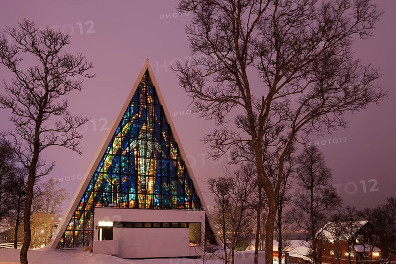 Arctic Cathedral or Tromsdalen Kirke church
