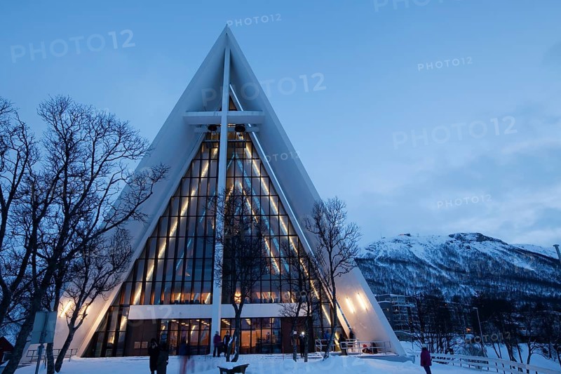 Arctic Cathedral or Tromsdalen Kirke church