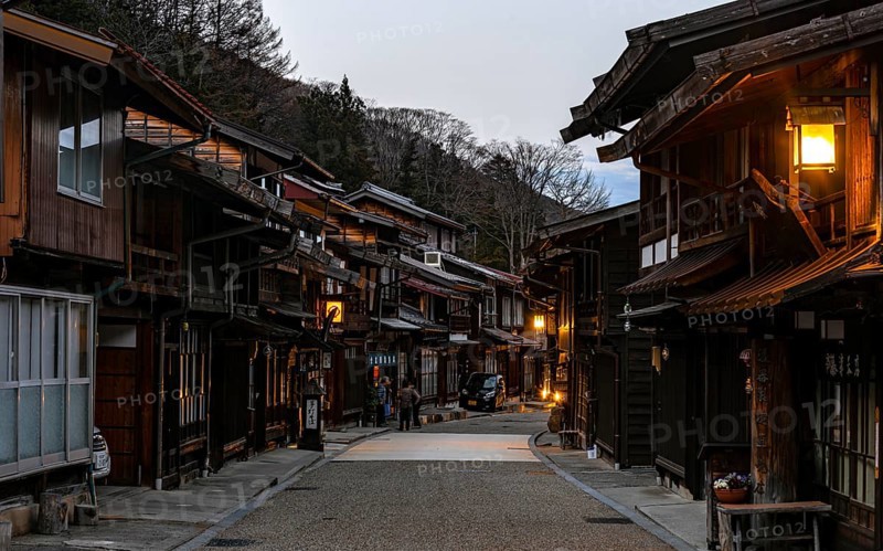 Old traditional village of the Nakasendo