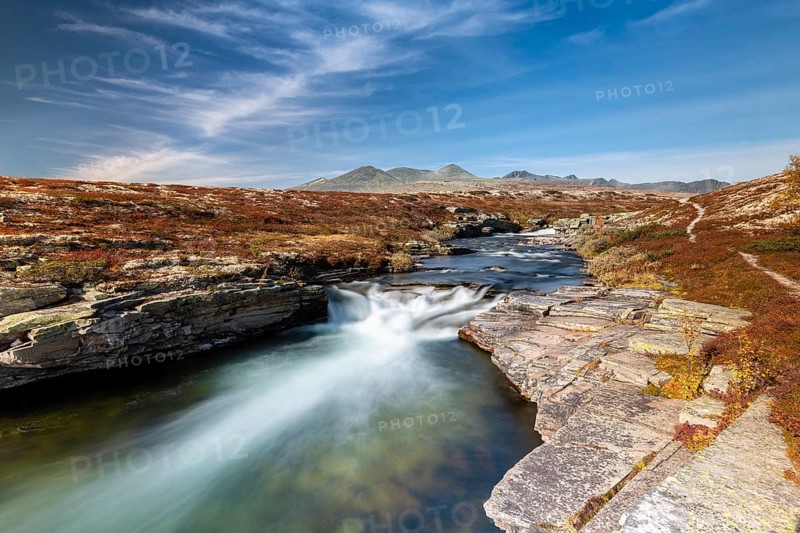 River Store Ula in autumn Rondane National Park