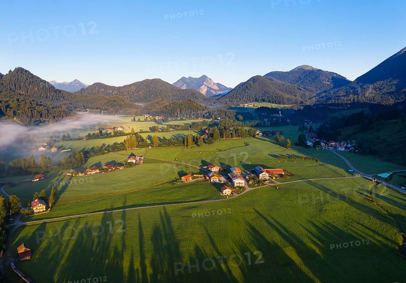 Jachenau in the morning light
