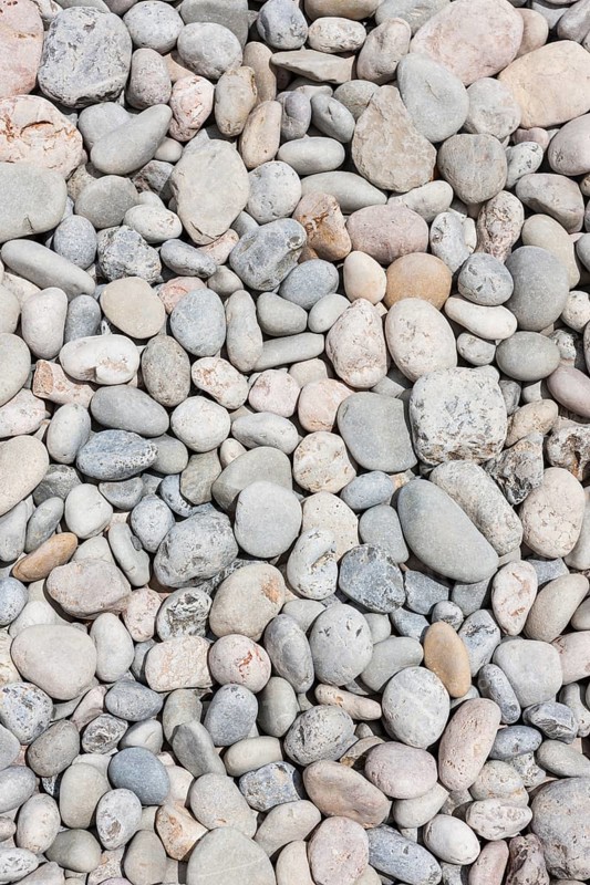 Pebbles in Torrent de Pareis Gorge
