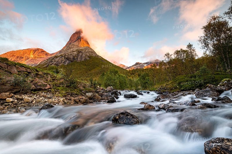 Stetind at sunset