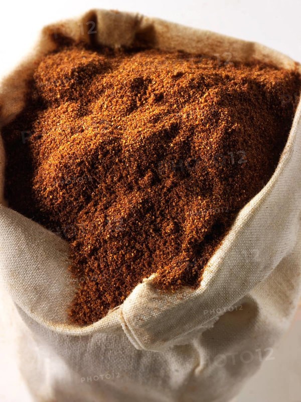 Hot ground paprika powder