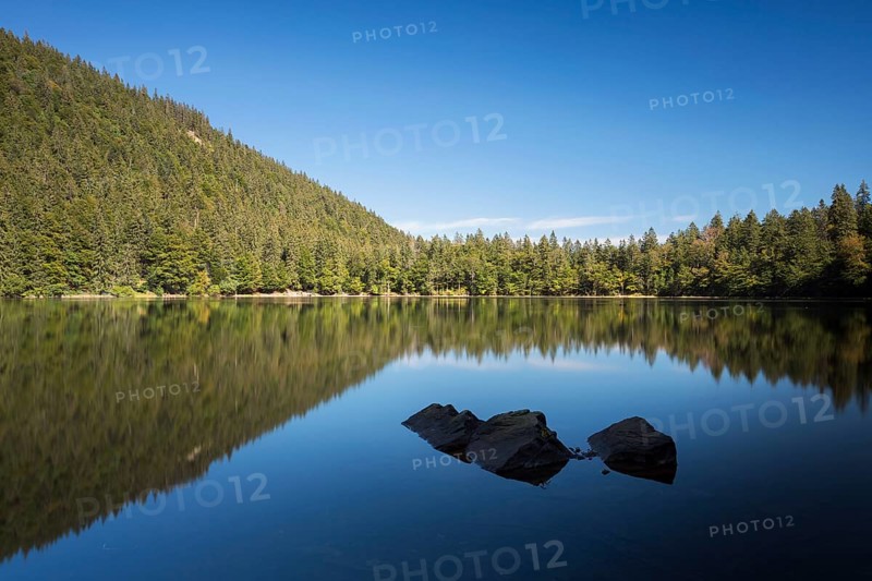 Lake Feldsee on a late summer day