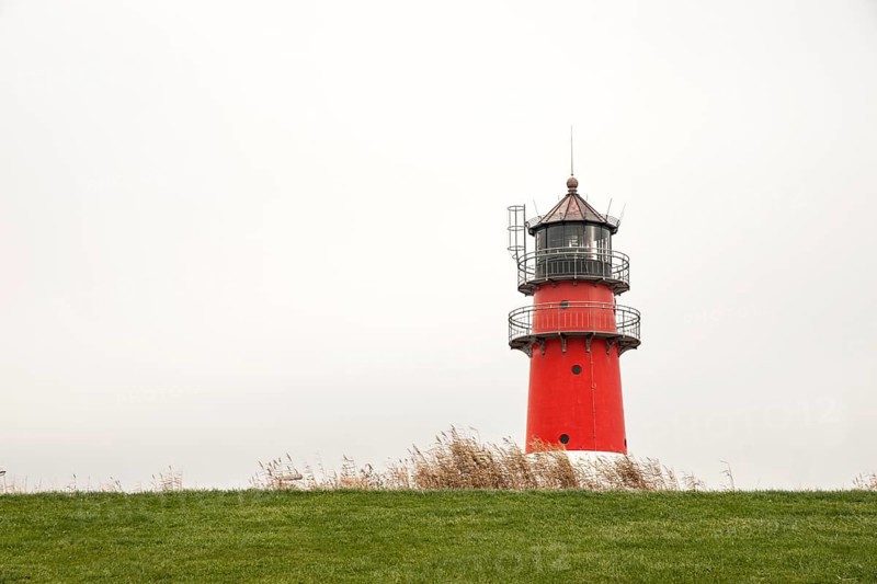 Lighthouse in the North Sea resort of Buesum