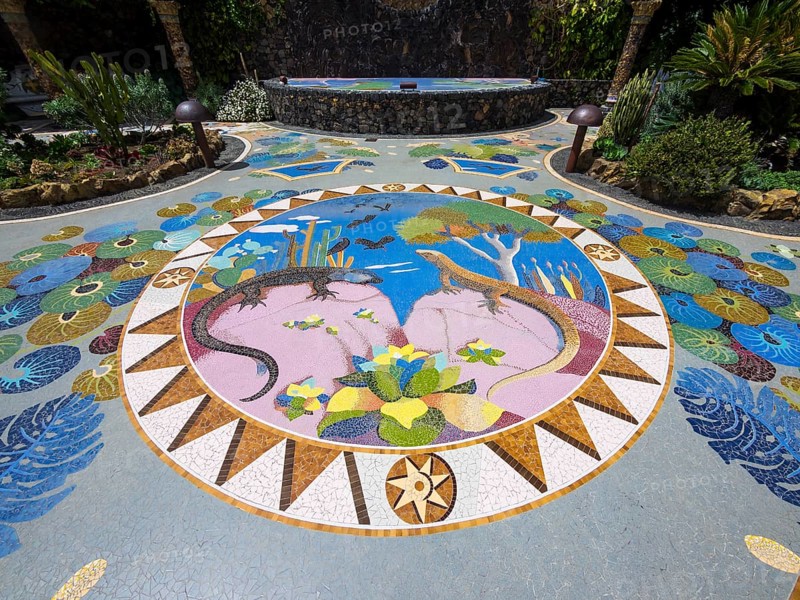 Floor mosaic