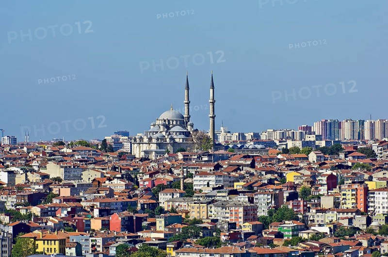 View of Istanbul as seen from the Galata tower
