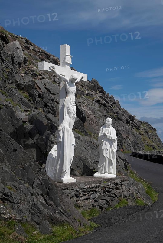 Crucifixion sculpture at Slea Head