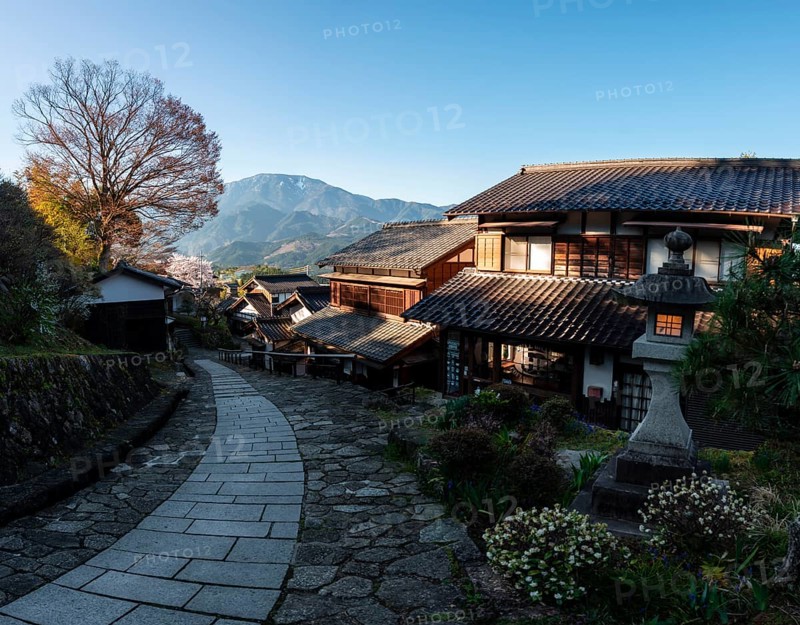 Historic village on Nakasendo street