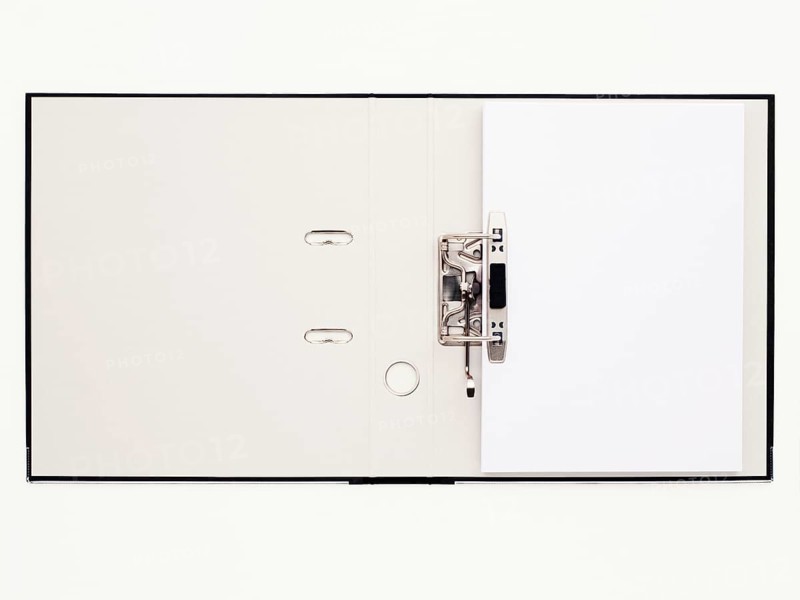 Open ring binder