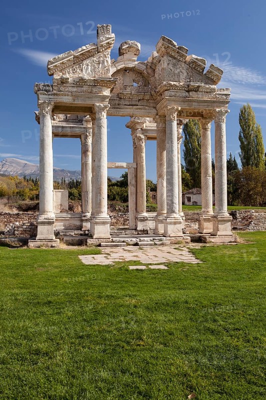 Tetrapylon in the ancient city of Aphrodisias