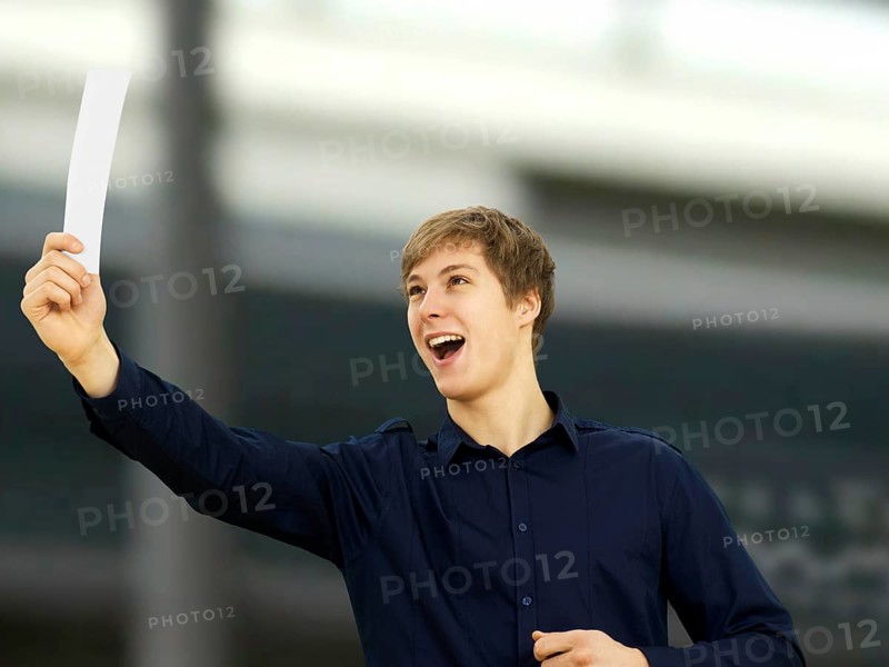 Businessman at the stock exchange