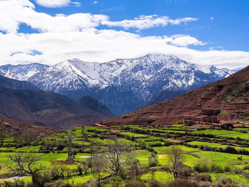 View of the Atlas Mountains
