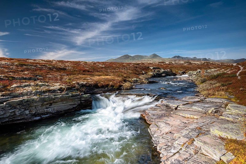 River Store Ula in autumn Rondane National Park