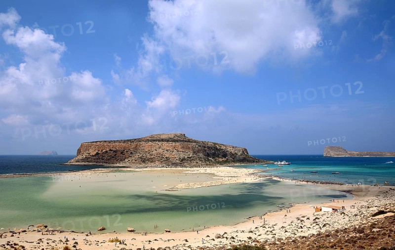 Bay of Balos with lagoon of Gramvousa