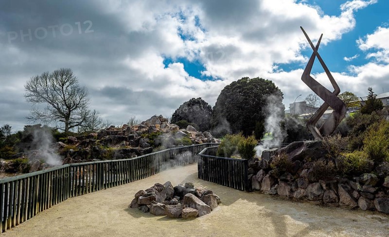 Path in thermal area