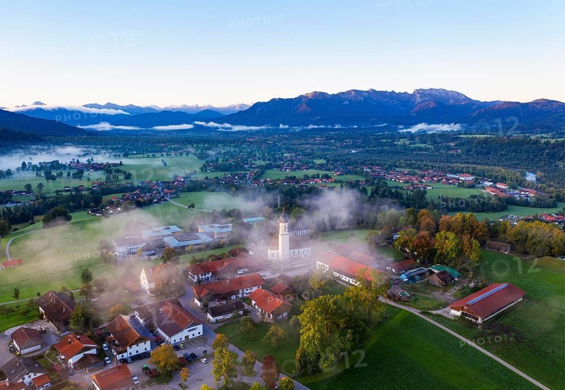 Gaissach in the morning light