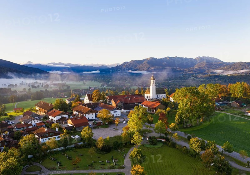 Gaissach in the morning light