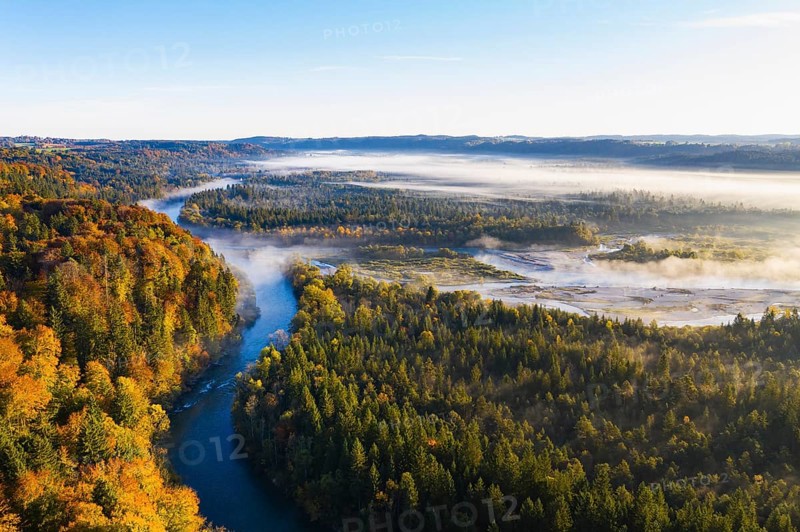 Mouth of the Loisach into the Isar