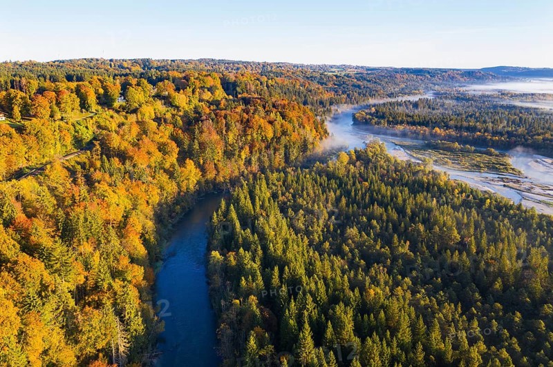 Mouth of the Loisach into the Isar