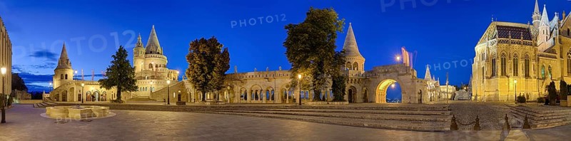 Panorama of the Fishermen's Bastion