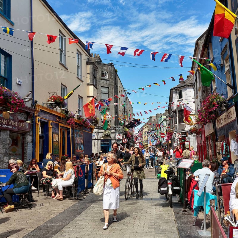 Pedestrian zone in the Latin Quarter