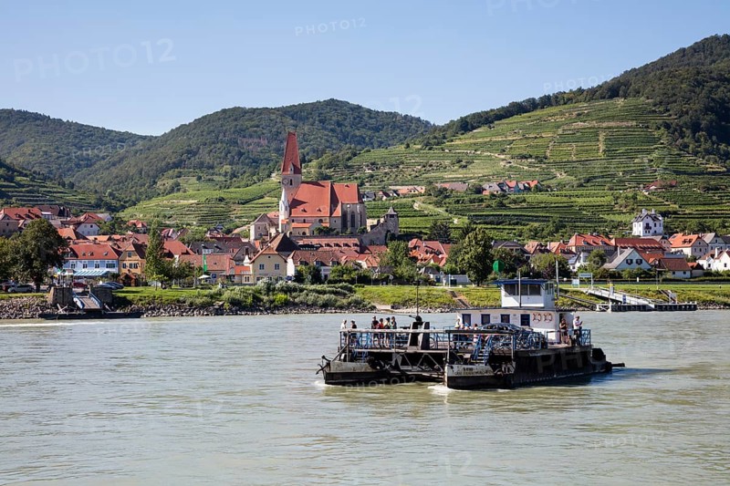 Roller ferry on the Danube