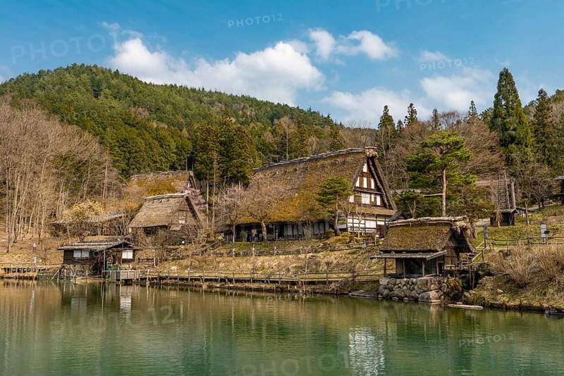 Reconstruction of an old Japanese village