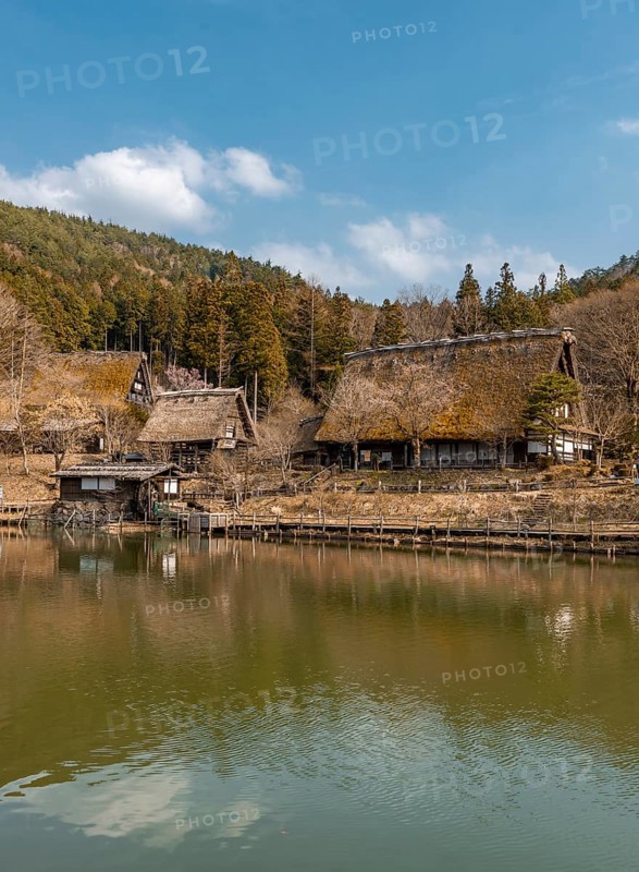 Reconstruction of an old Japanese village
