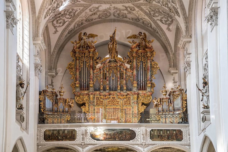 Church organ of the parish church Maria Himmelfahrt