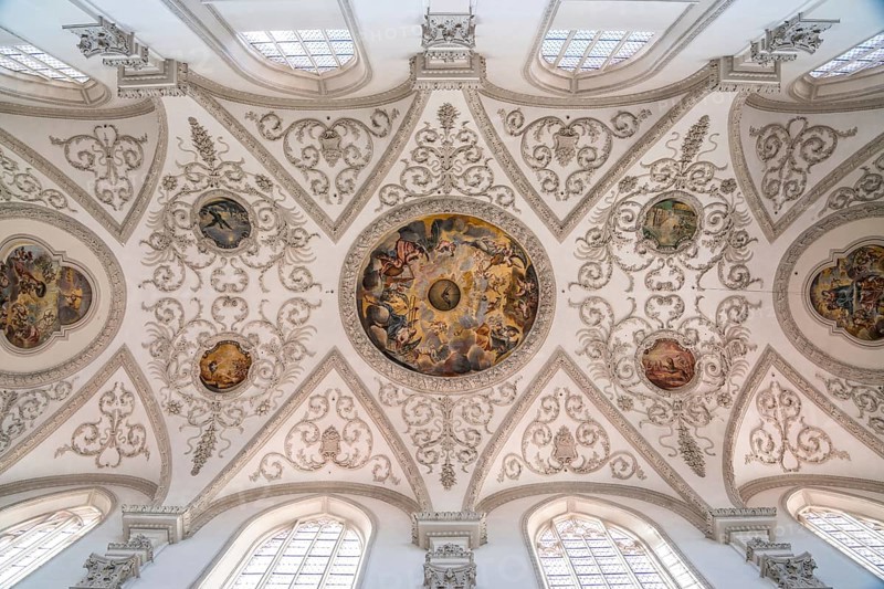 Ceiling of the parish church Maria Himmelfahrt