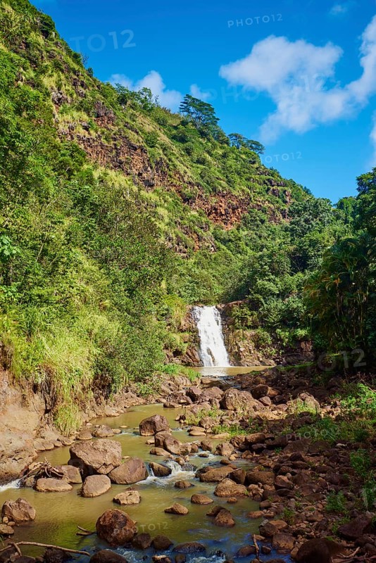 Waimea Falls in the Waimea Valley