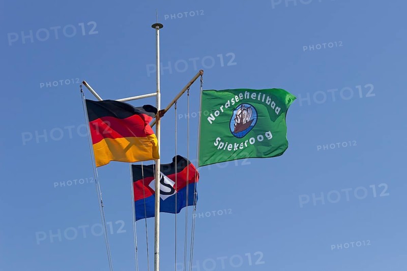 Flags at the harbour