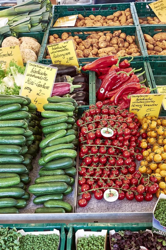 Regional organic vegetables for sale