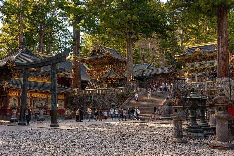 Magnificent Tosho-gu Shrine from the 17th century