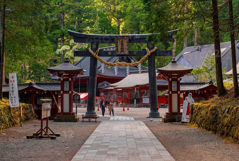 Torii Gate at Nikko Futarasan Shrine