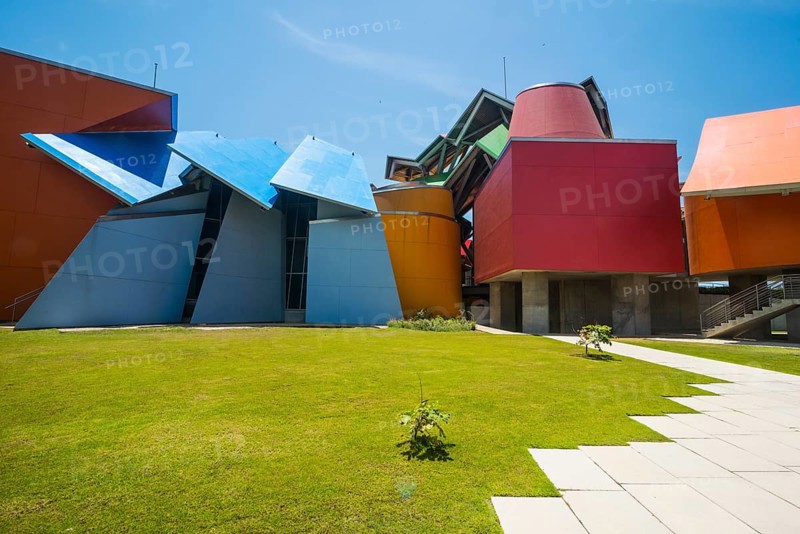 The colourful Biomuseo also known as The Biodiversity Museum