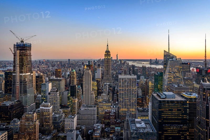 View of Midtown and Downtown Manhattan