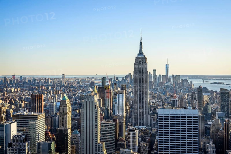 View of Midtown and Downtown Manhattan
