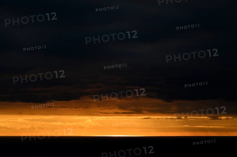 Dramatic cloudy sky at sunset