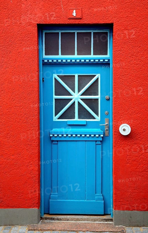 Colorful door in Nyborg